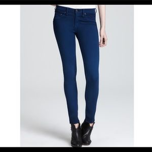 Rag & Bone plush legging in blue. Size 31